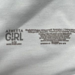 Athleta girl white sports bra Size L/12